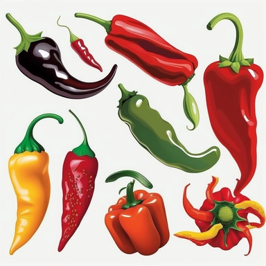 chili peppers clipart