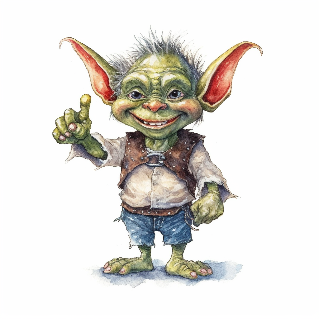 cute goblin cliparts