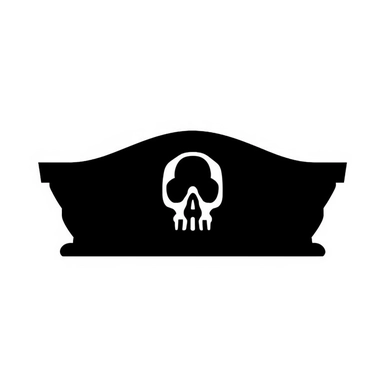 black and white silhouette of a coffin, clipart style, white background, thick lines, vector, simple design, flat colour, solid colour, halloweencore