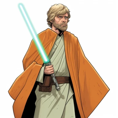 luke skywalker clipart by John Cassaday