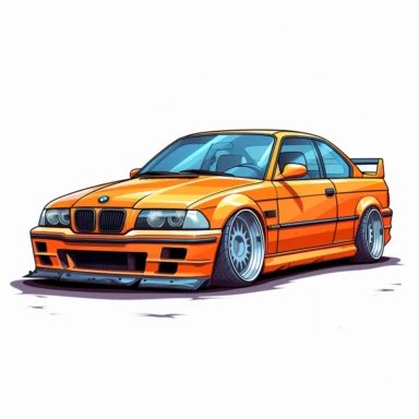 Bmw e36 clipart