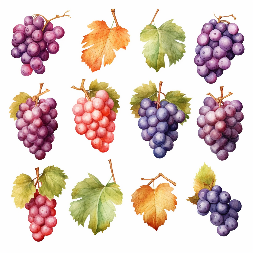 grapes clipart