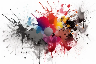 ink+splatter , highly detailed, isolated on white, clipart,