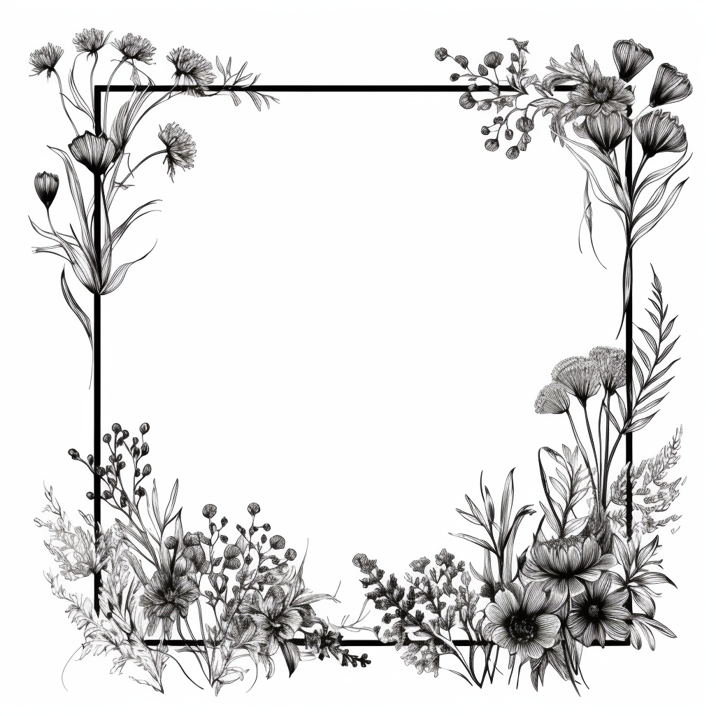 black cliparts frames