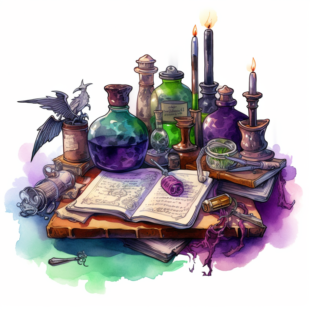 colorful scroll cliparts