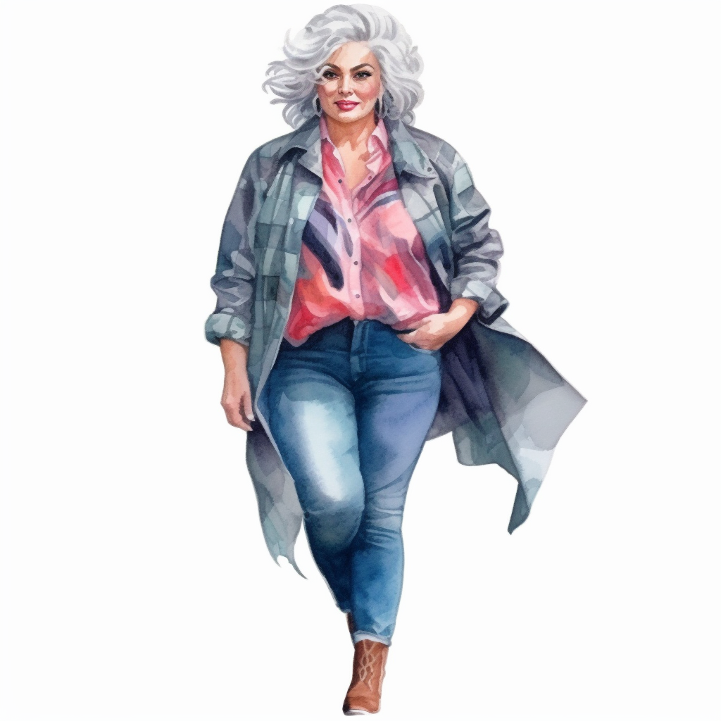 fat lady cliparts