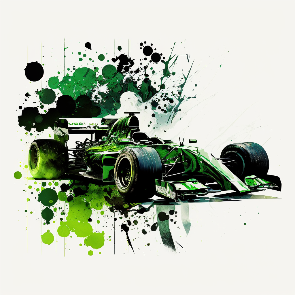 green racing cliparts