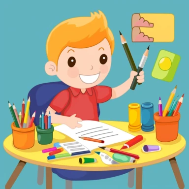 Create a clipart picture for School, Clipart for Kids to Learn in school