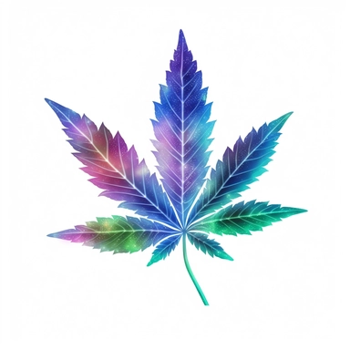 Clipart cannabis leaf, Galaxy, high quality artwork, HD