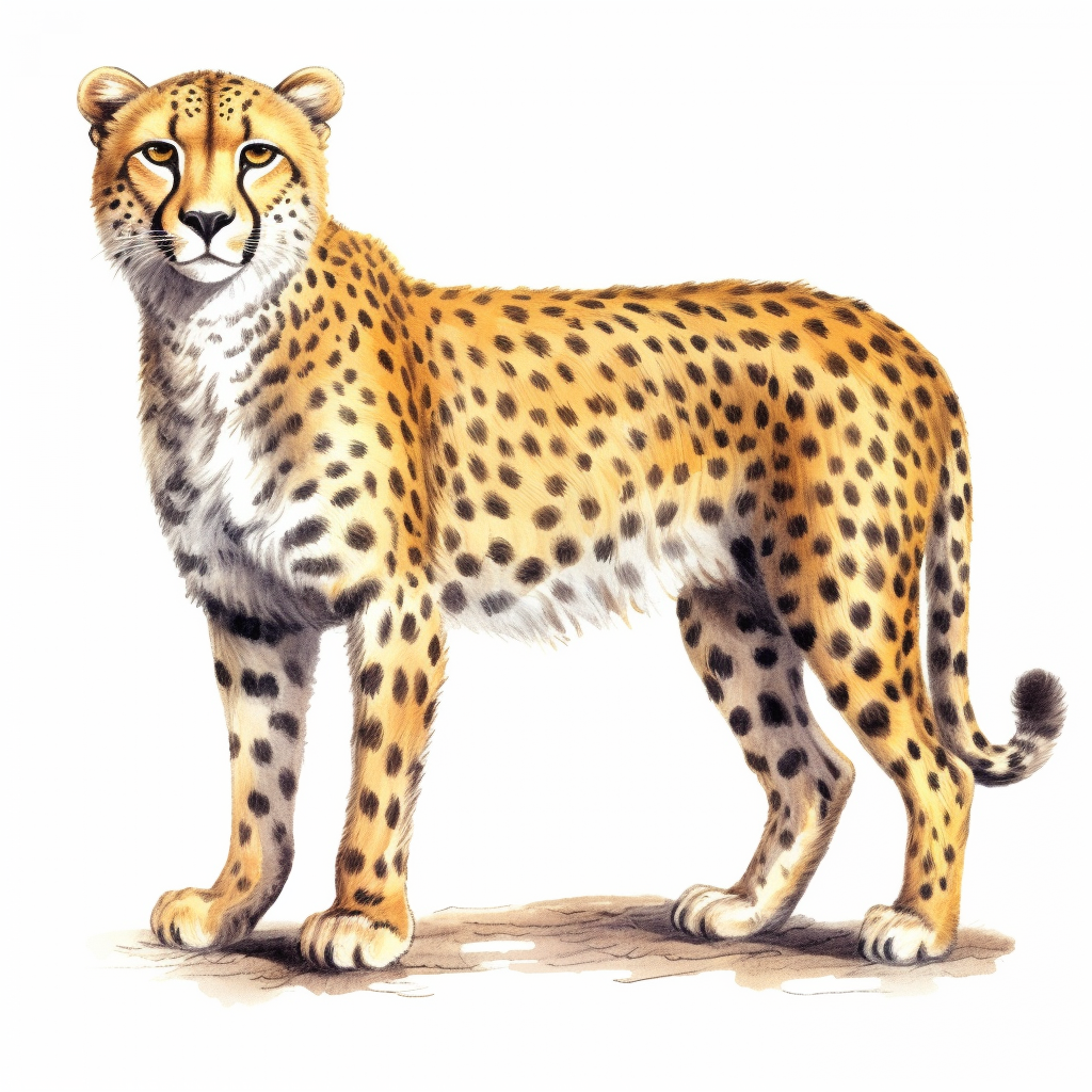 cheetah clipart