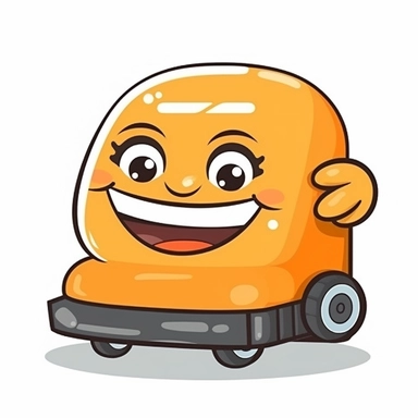 happy cute Carpet Cleaner face, cartoon, clipart, mascot, isolated on white background