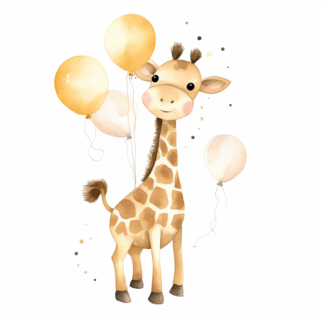 cute giraffe clipart