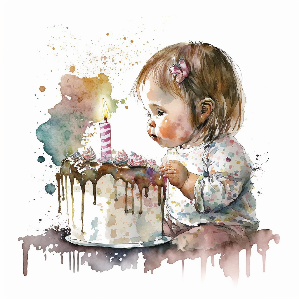 first birthday clipart
