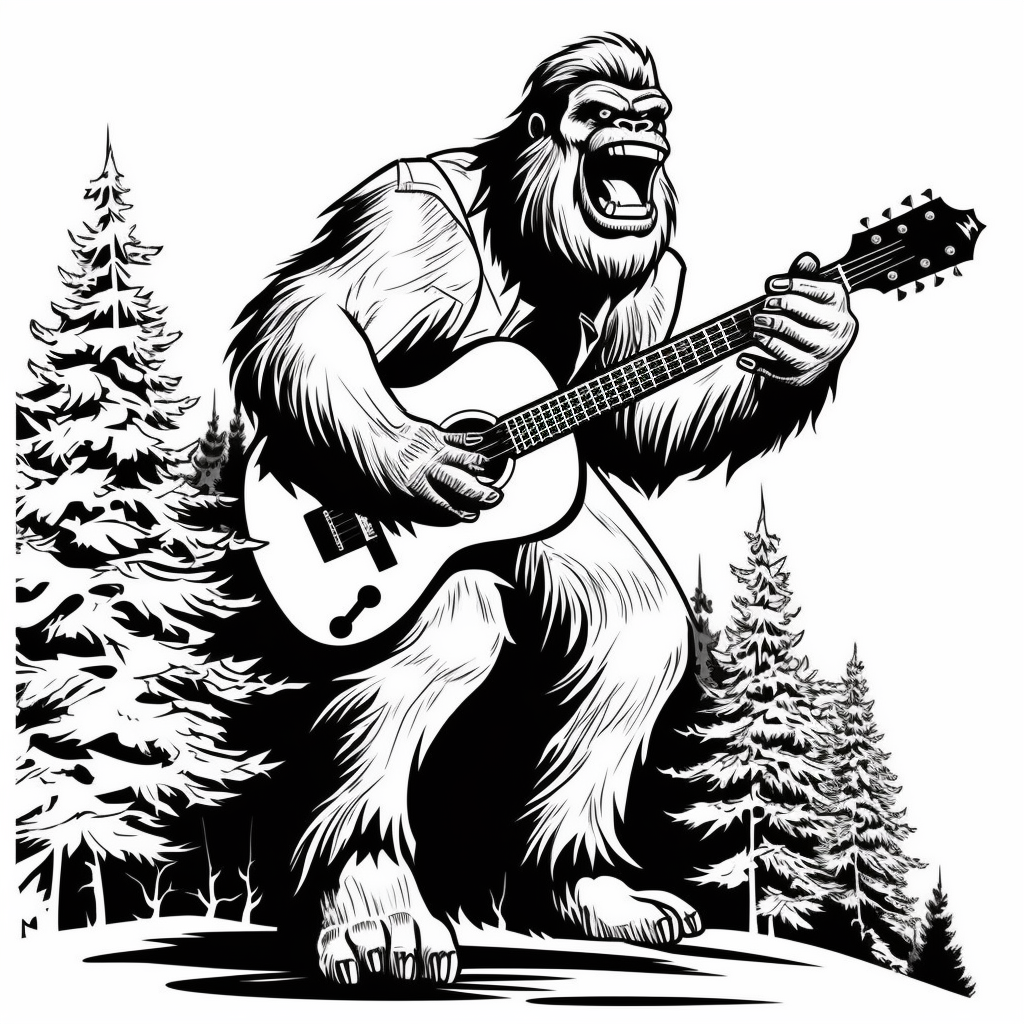bigfoot cliparts