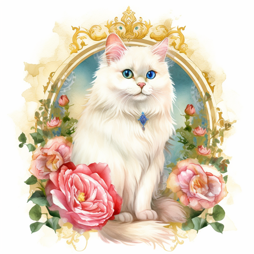 blue cat cliparts