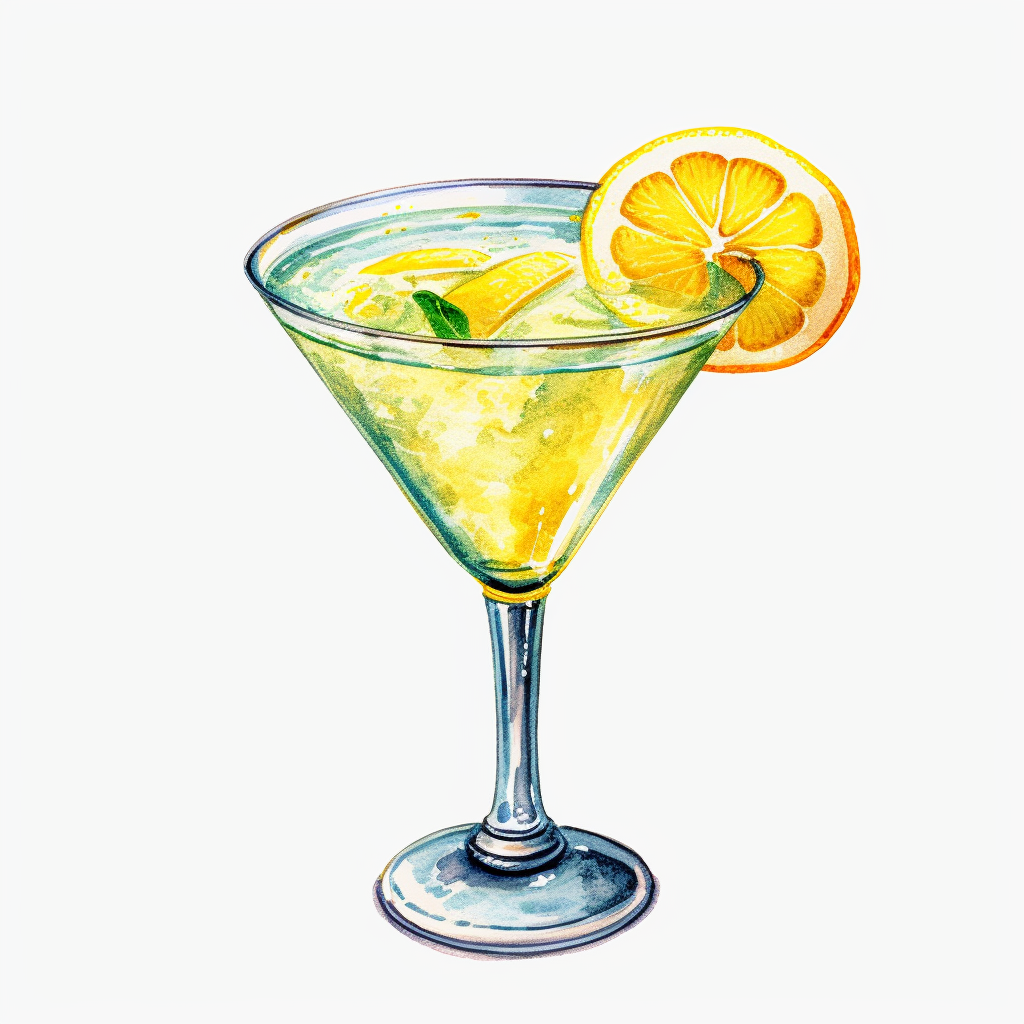 martini glass clipart