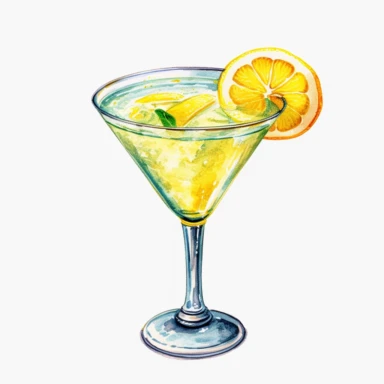 Watercolour realistic lemon drop martini cocktail in cocktail glass beautifully detailed realistic lemon drop martini cocktail , PNG image,transparent background ,ultra highly detailed, 18k, sharp focus, bright photo with vibrant colours, digitally enhanced,photographic, enhanced graphics, png format, straight, sharp focus, bright lighting, intricate detailed png image ,high definition,300dpi,graphic clipart,computer graphics