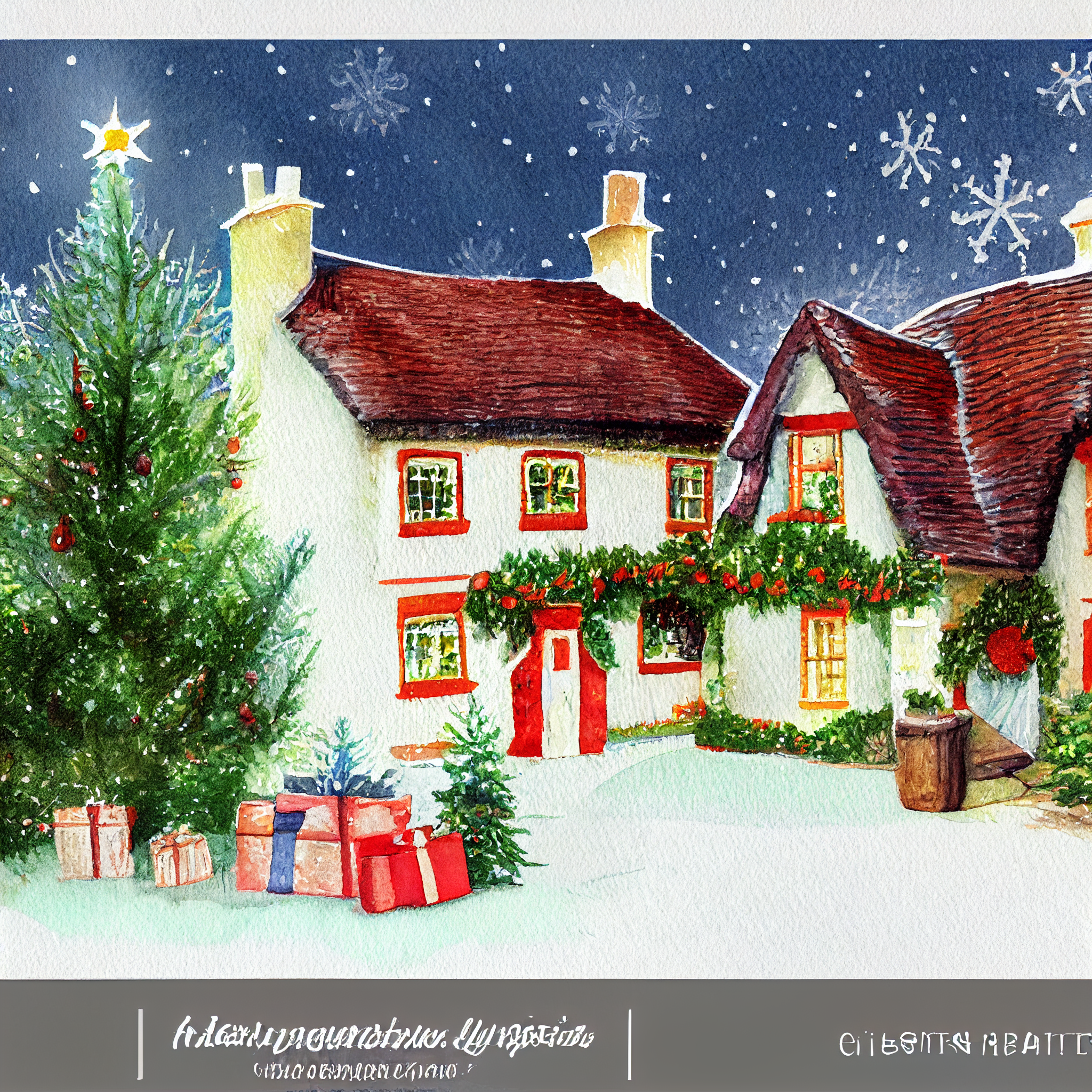 country christmas cliparts