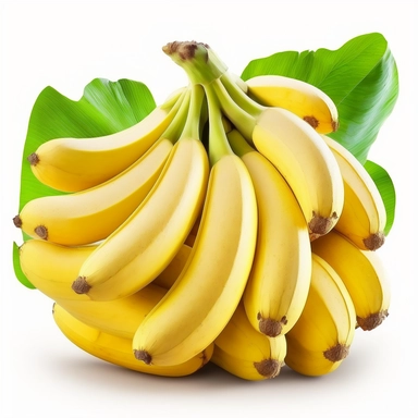 Clipart A bunch of bananas, white background