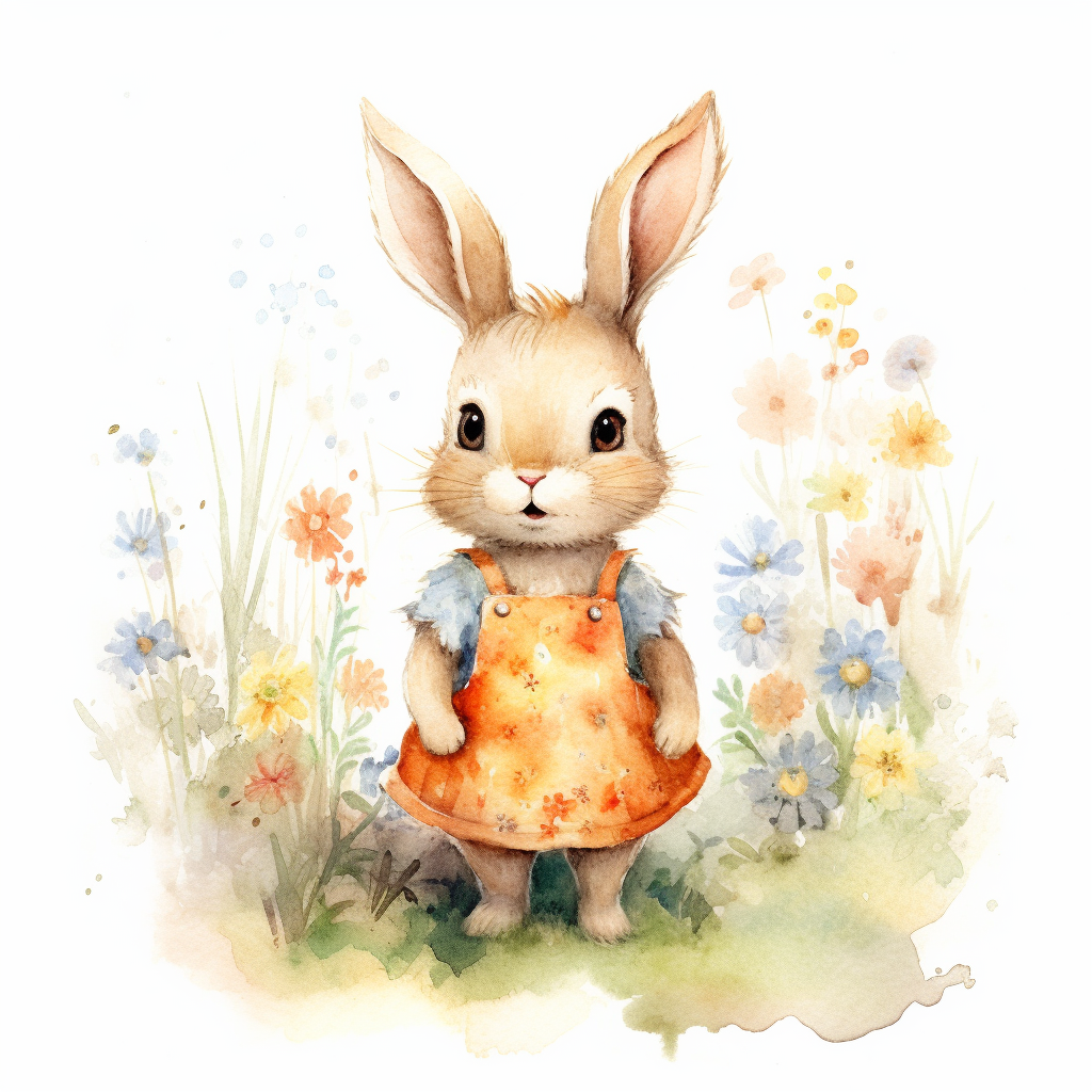 looking bunny cliparts