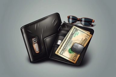 Groomsmen wallet clipart _ vector_ sticker_ art_ t - shirt_ design, ultra - detailed, hyper - realistic, Unreal Engine, Cinematic, 16k, hyperréalisme