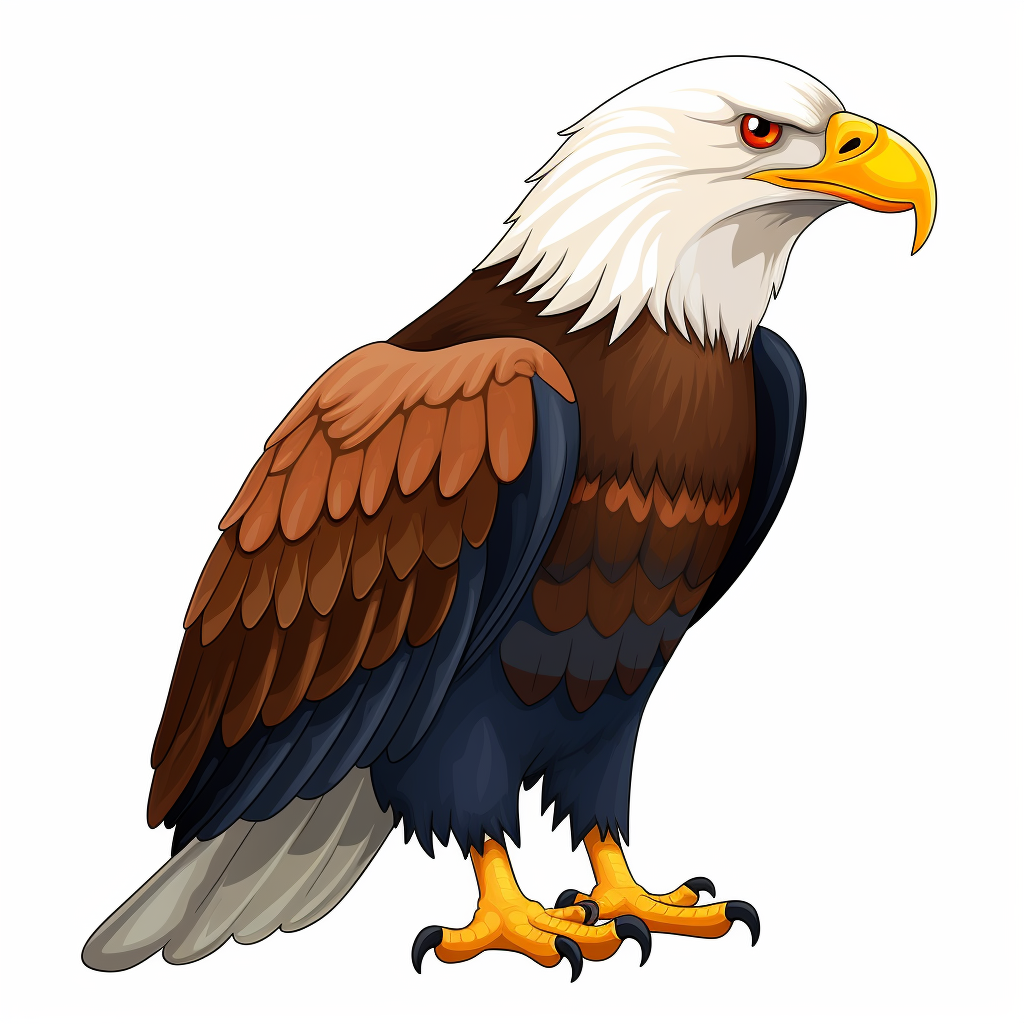 bald eagle clipart on a white background - Clip Art Library