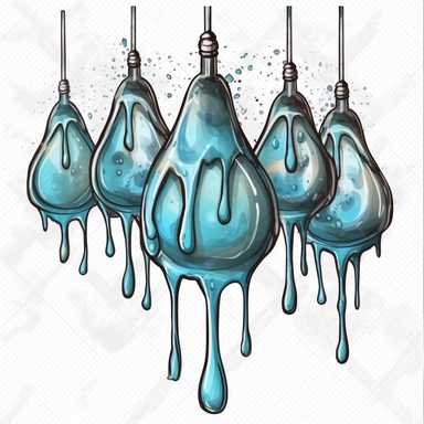 make water drip clipart
