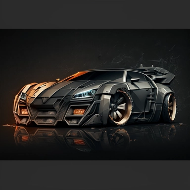 car unreal engine, vector, sharp focus, super detailed, illustration, 16:9, v4, q2, 16k, High quality, clipart style