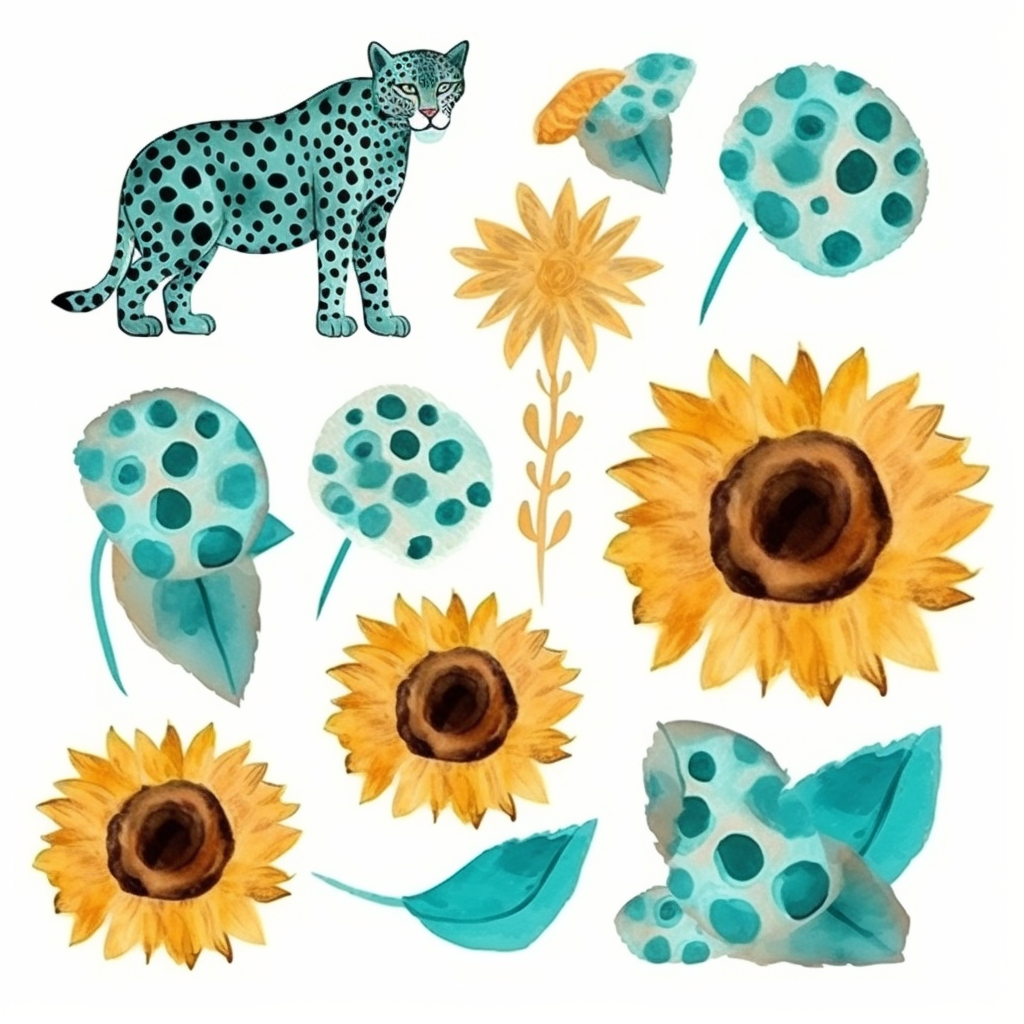 leopard print clipart