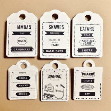 labels for garage organizing. These labels are perfect for screws, washers, nails and small parts, set of 5, clipart, template, stickers, white background
