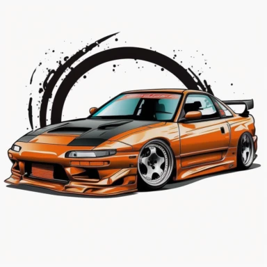 Nissan silvia clipart