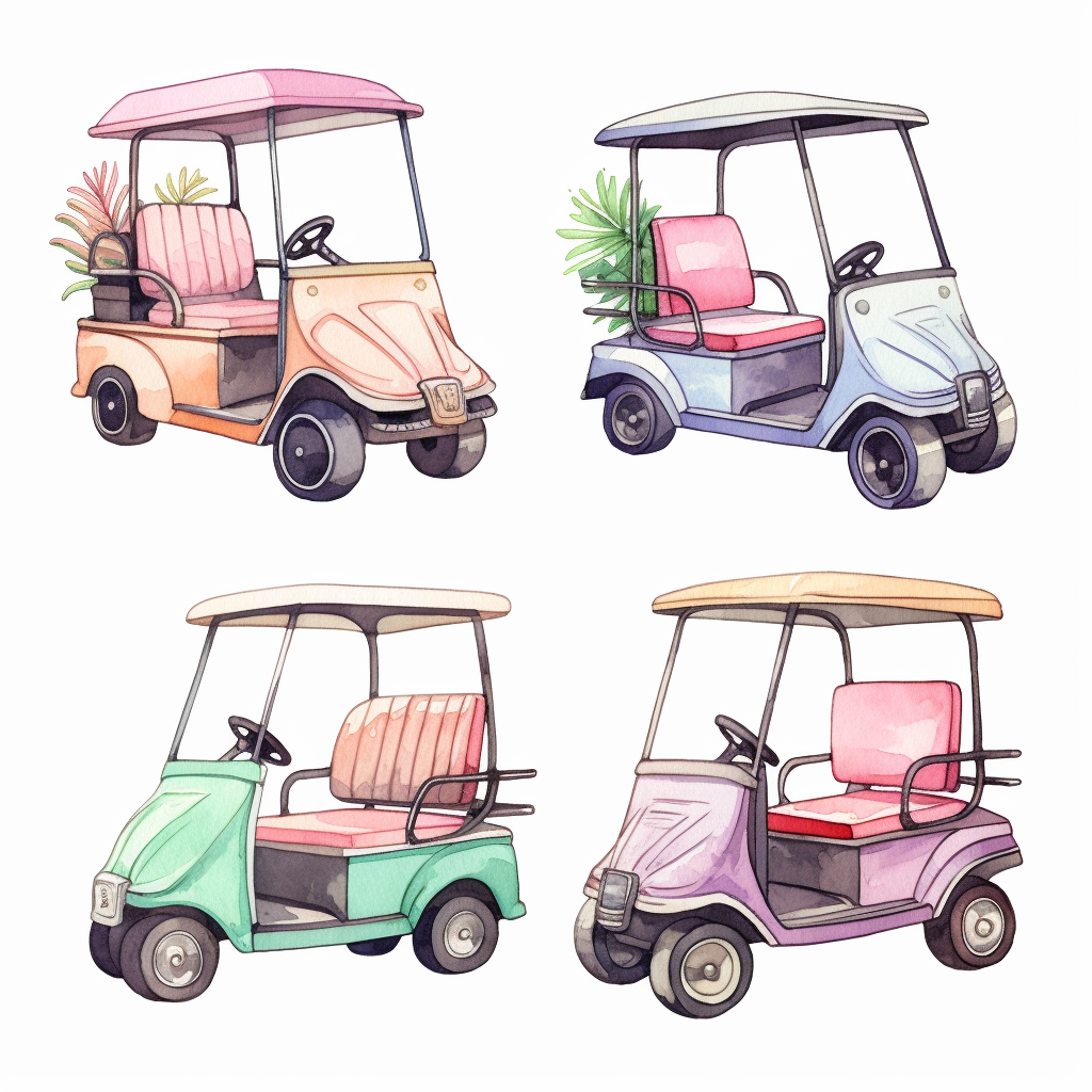 golfing cliparts