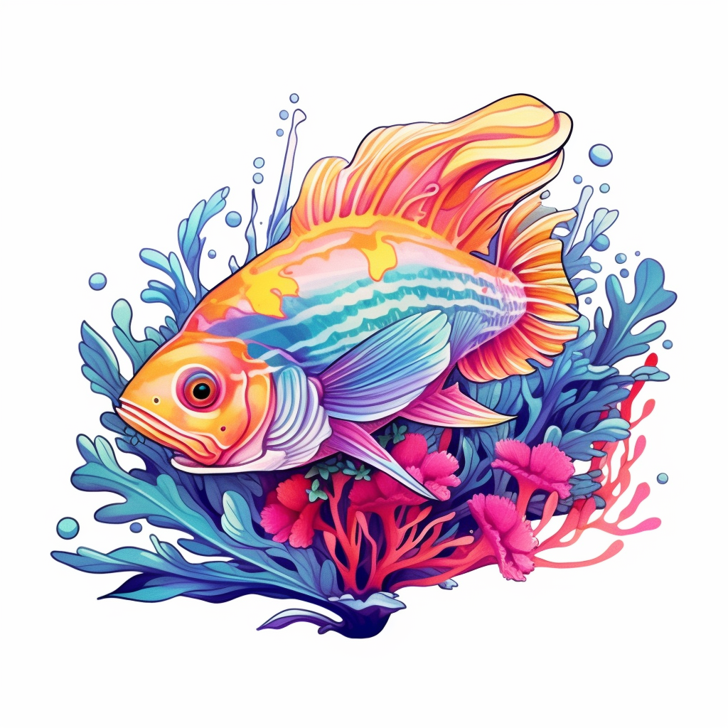 fish cartoon clipart