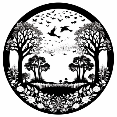 icon Earths Conservation at the clip art Black And White