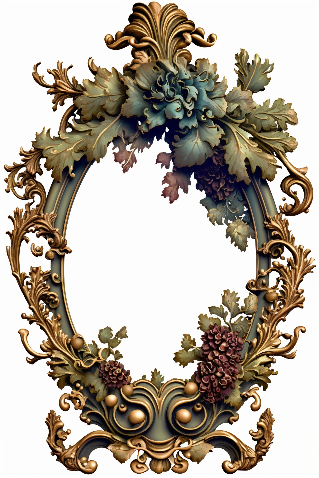 baroque frame cliparts