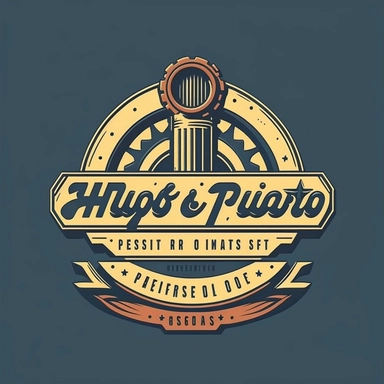 auto repair shop logo, simple design, clipart, car, garage, tire, minimalistic design, basic, urban brand recognition, internationally recognizable, famous, high end marketing, 2 color vector image, simple yet memorable, positive impact, in the style of a tee-shirt logo