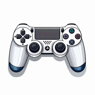 game controller Clipart on white background with margins