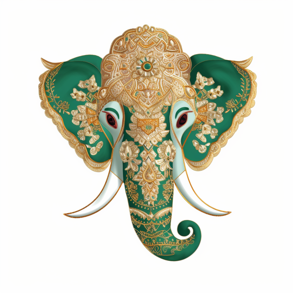 green elephant cliparts