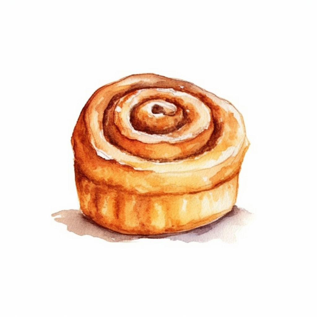 cinnamon roll clipart
