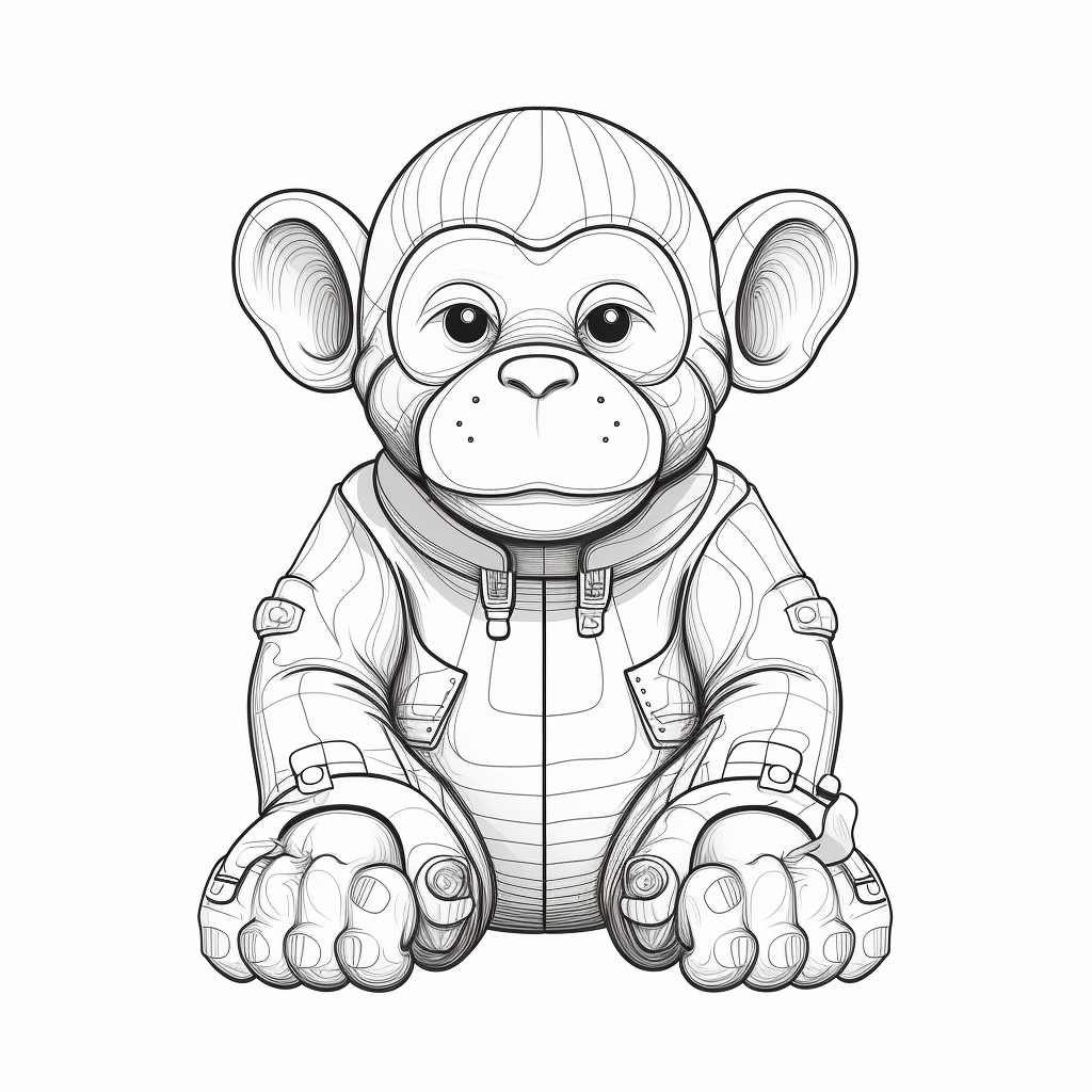 chimpanzee cliparts