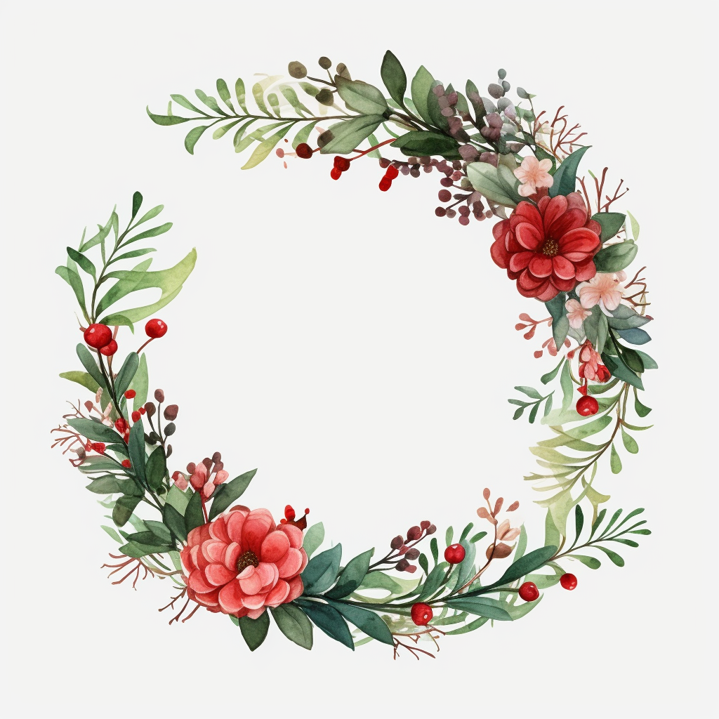 christmas circle cliparts