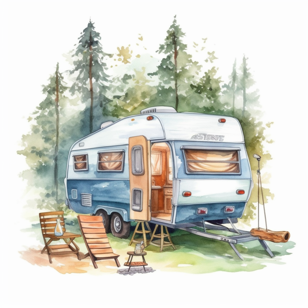 camping table cliparts