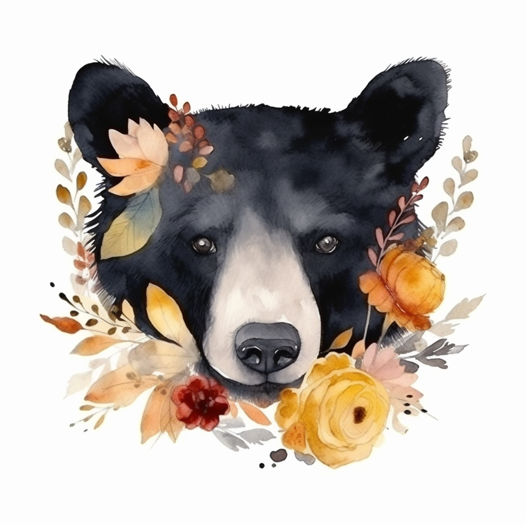 bear head cliparts