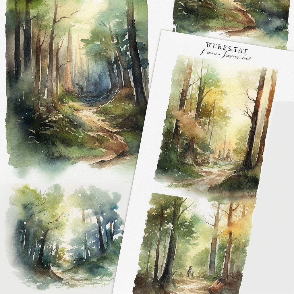 beautiful trees cliparts