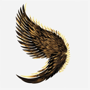abstract devil wings, devil wings clipart, black colors Feather wings png, dark angel wings png, Angel clipart, Spiritual clipart, abstract clipart, Feather png ,vector , white background , plain white background,vector,hd,4k,8k,side view ,symmetric , armor plated , golden plated