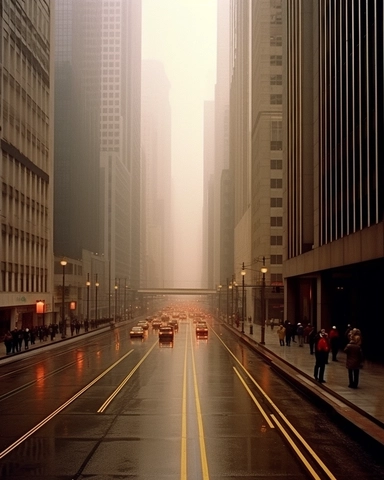In a cityscape, the photograph focus on an object showing peaceful moment. Award-winning, ultra-high definition mind-bending, unusual, creative photograph bearing a film-clip feel to it in profound stillness in the middle of Avenida Paulista, São Paulo, in the style of Dune directed by Denis Villeneuve and cinematography by Greig Fraser. Award-winning photograph, cinematic lighting, volumetric lighting, extremely detailed, ultra-detailed, ultra-sharp, insane details, intricate details, film grai
