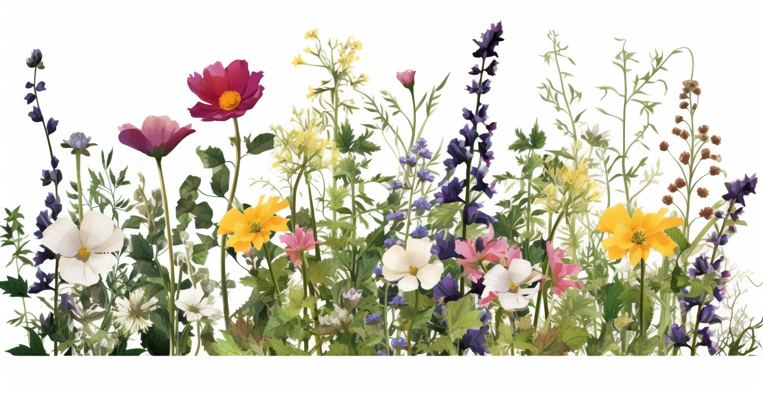 garden borders cliparts