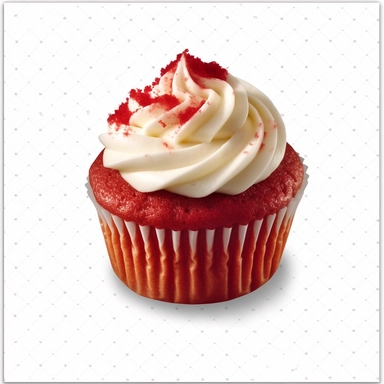 cupcake decoration red velvet cupcake with white frosting on transparent background png clipart, red velvet cupcake on transparent background png clipart, in the style of multiple filter effect, figuratively textured, humor meets heart, irving penn, matte photo
