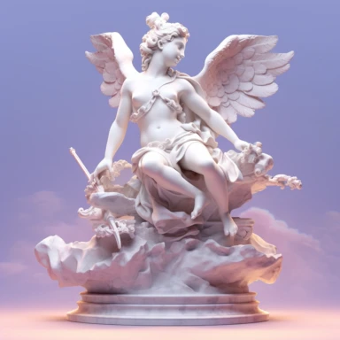 /v5_upscale, marble statue of love clipart, high detail, spaced outultra scale, detailed, super bright, charming, stunning, super detailed, miracle, amazing, mercury clouds illumination, light background, vitamins, with holographic,