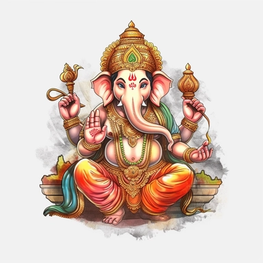 indian, god clipart, ganesha clipart,sketch art, blank background